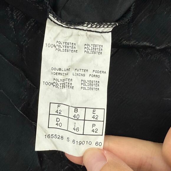 Vintage 90s Women's Black Sheer Overlay Pimkie Vampire Gothic Maxi Skirt Sz M - Picture 6 of 7